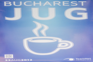 Ein Prospekt mit einem Firmenlogo und einem Bild einer Tasse.